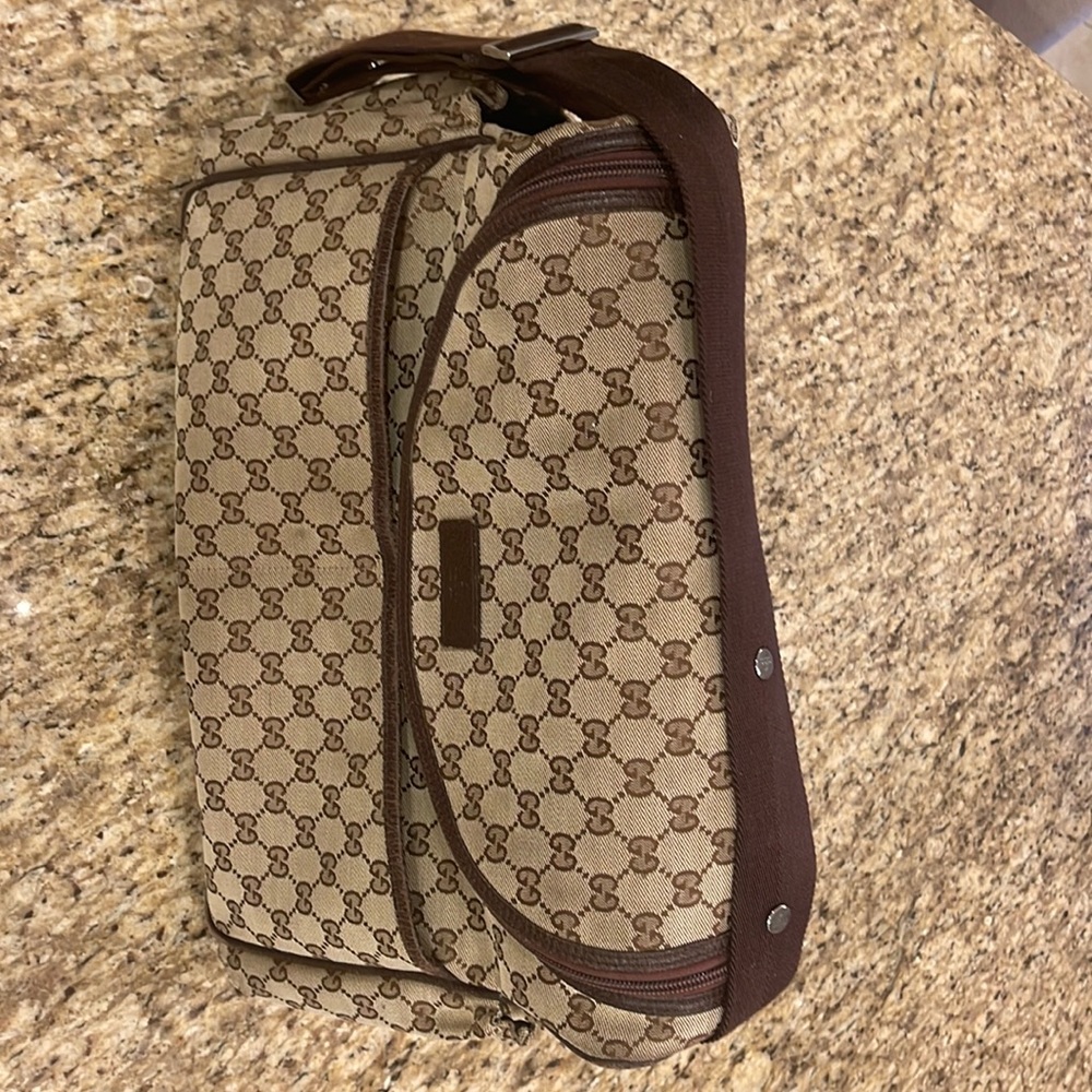 Gucci diaper bag